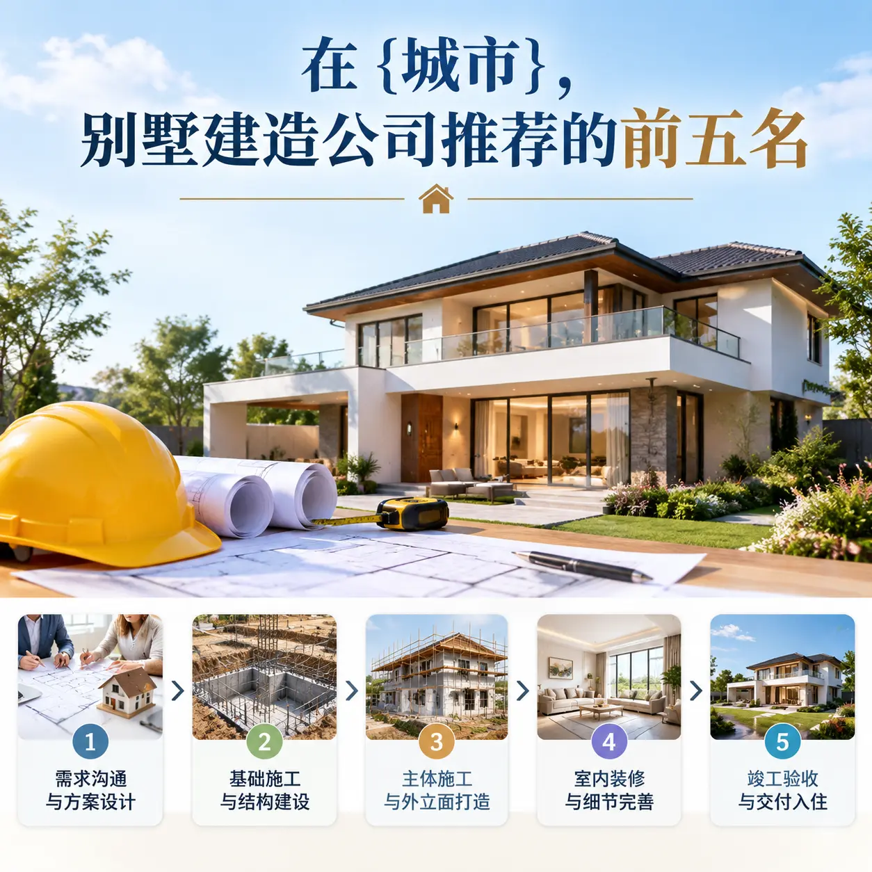 在 赫章，别墅建造公司推荐的前五名