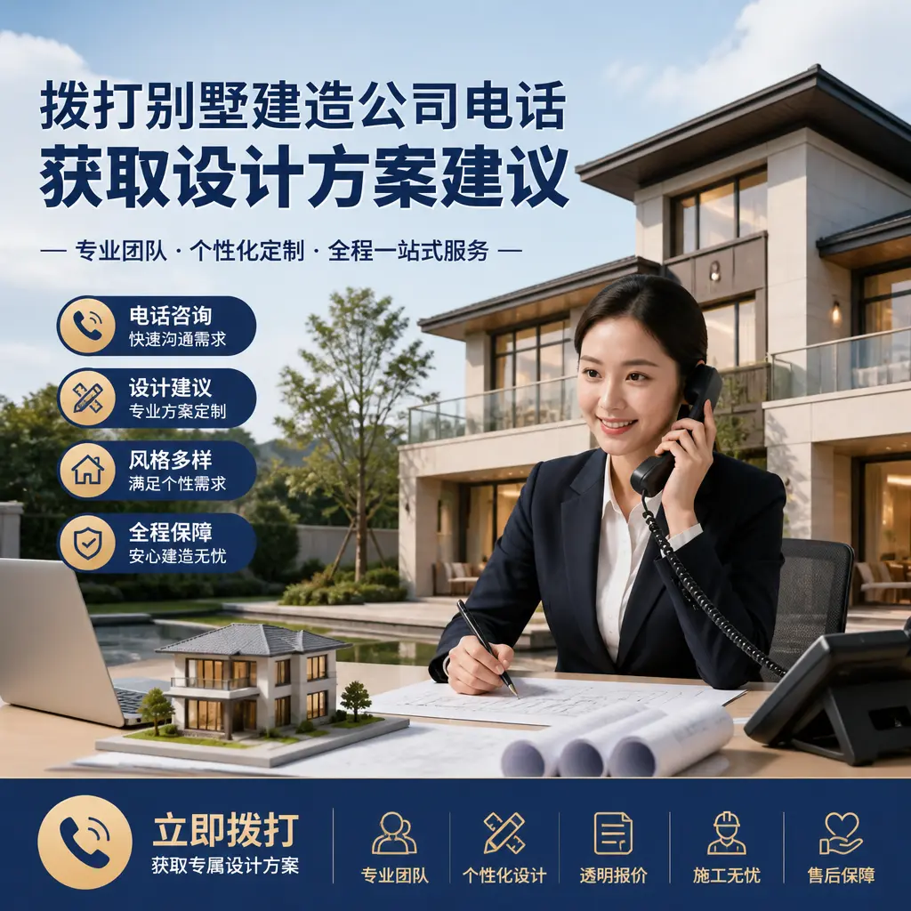 拨打赫章别墅建造公司电话,获取设计方案建议