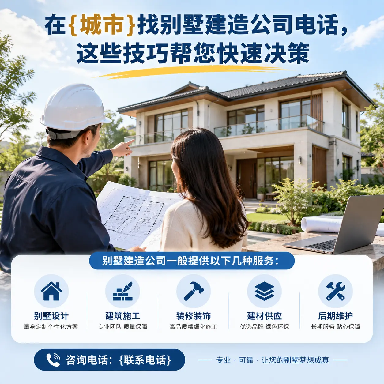 在赫章找别墅建造公司电话,这些技巧帮您快速决策