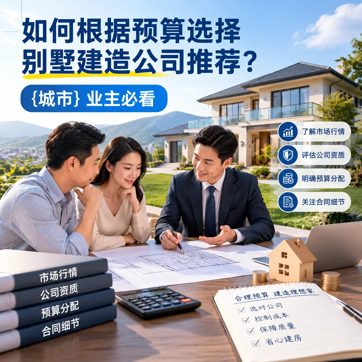 如何根据预算选择别墅建造公司推荐？ 赫章 业主必看