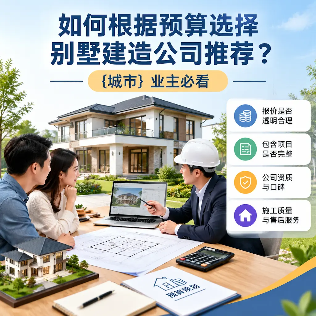 如何根据预算选择别墅建造公司推荐？ 赫章 业主必看