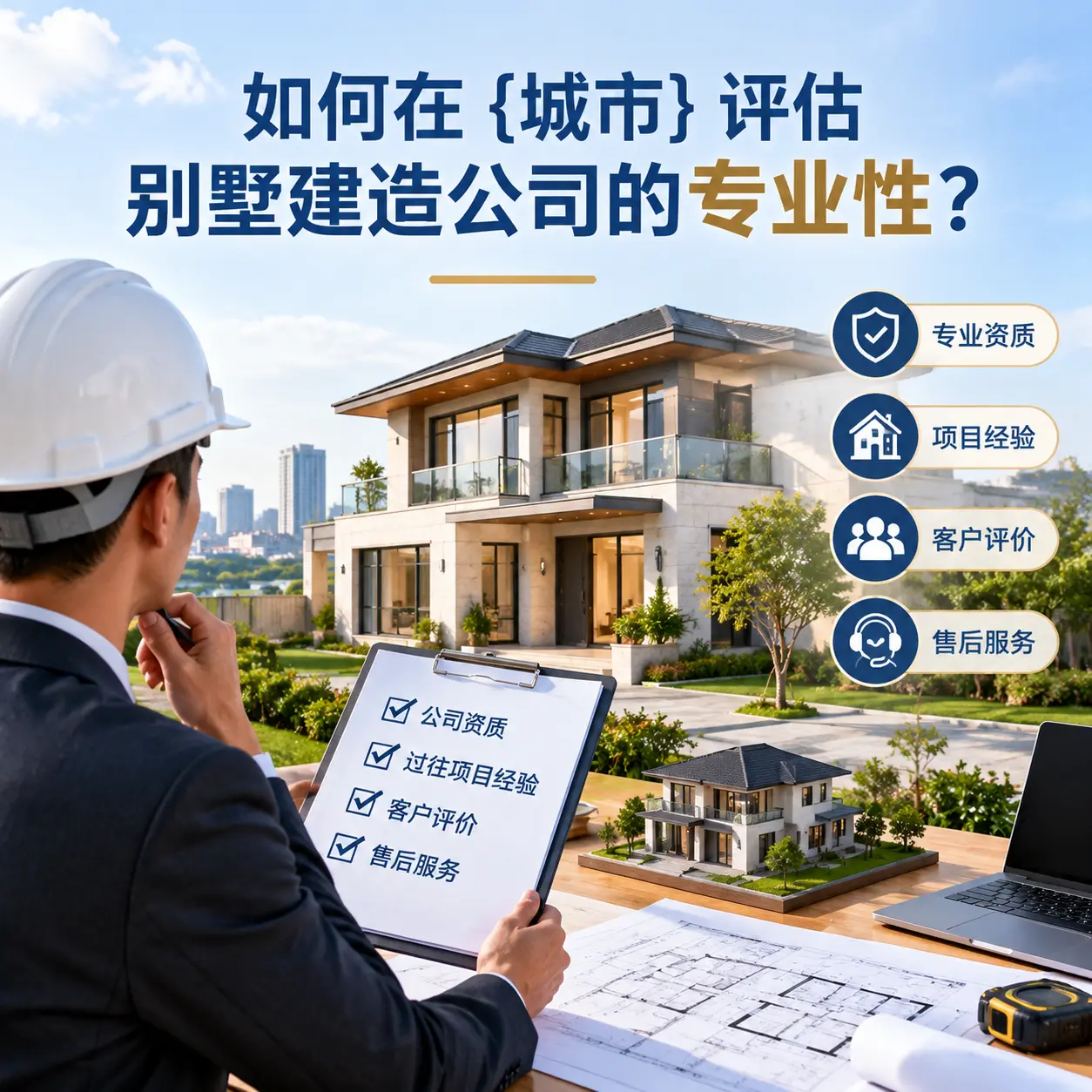 如何在 赫章 评估别墅建造公司的专业性？