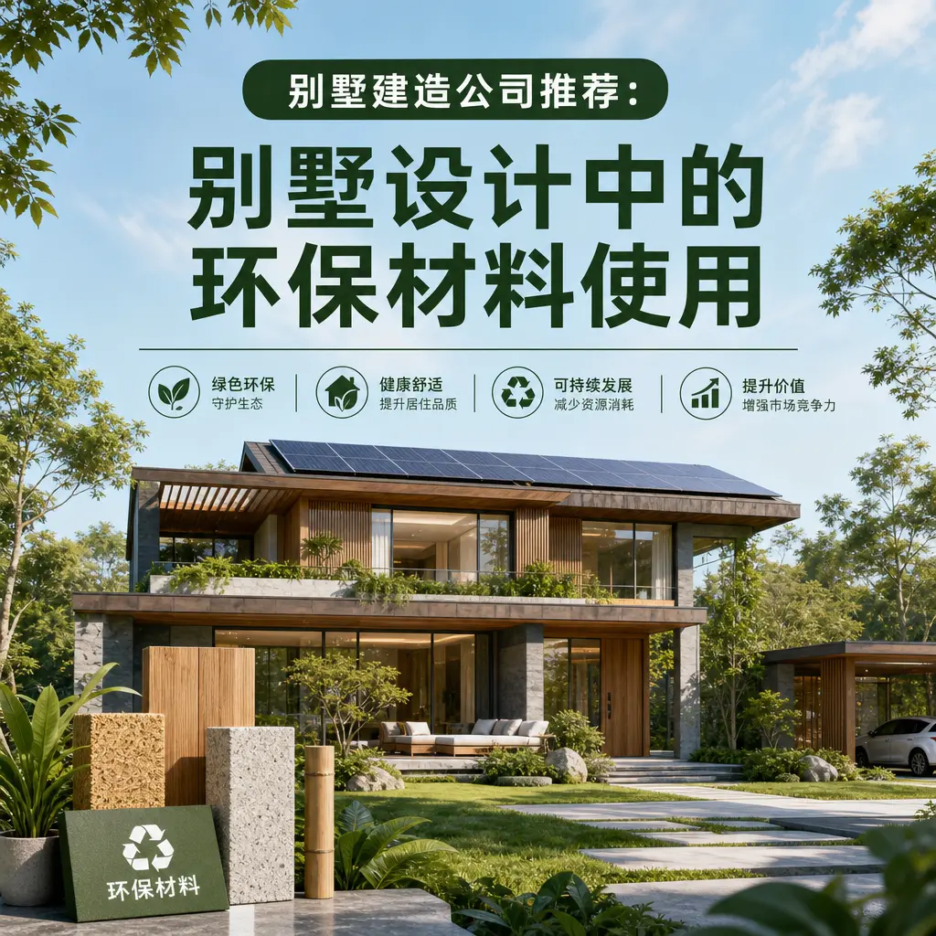 别墅建造公司推荐： 赫章 别墅设计中的环保材料使用