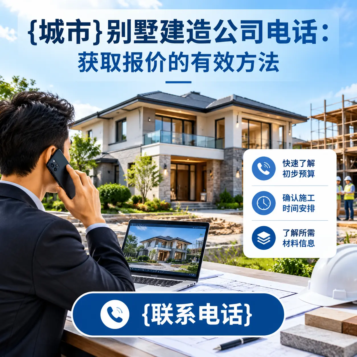 赫章别墅建造公司电话:获取报价的有效方法